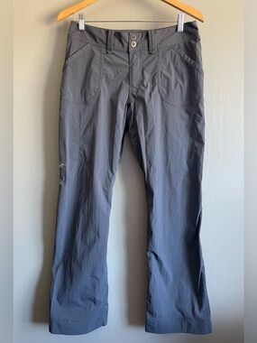 Arc'teryx Women’s lightweight Softshell Stretchy Gray Hiking Outdoor Pants Size6